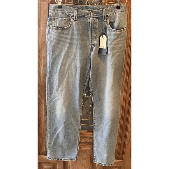 NWT ~ Levi's 501 Original Men's Blue Straight Leg Big E Jeans Size 30 x 30 - Picture 1 of 15